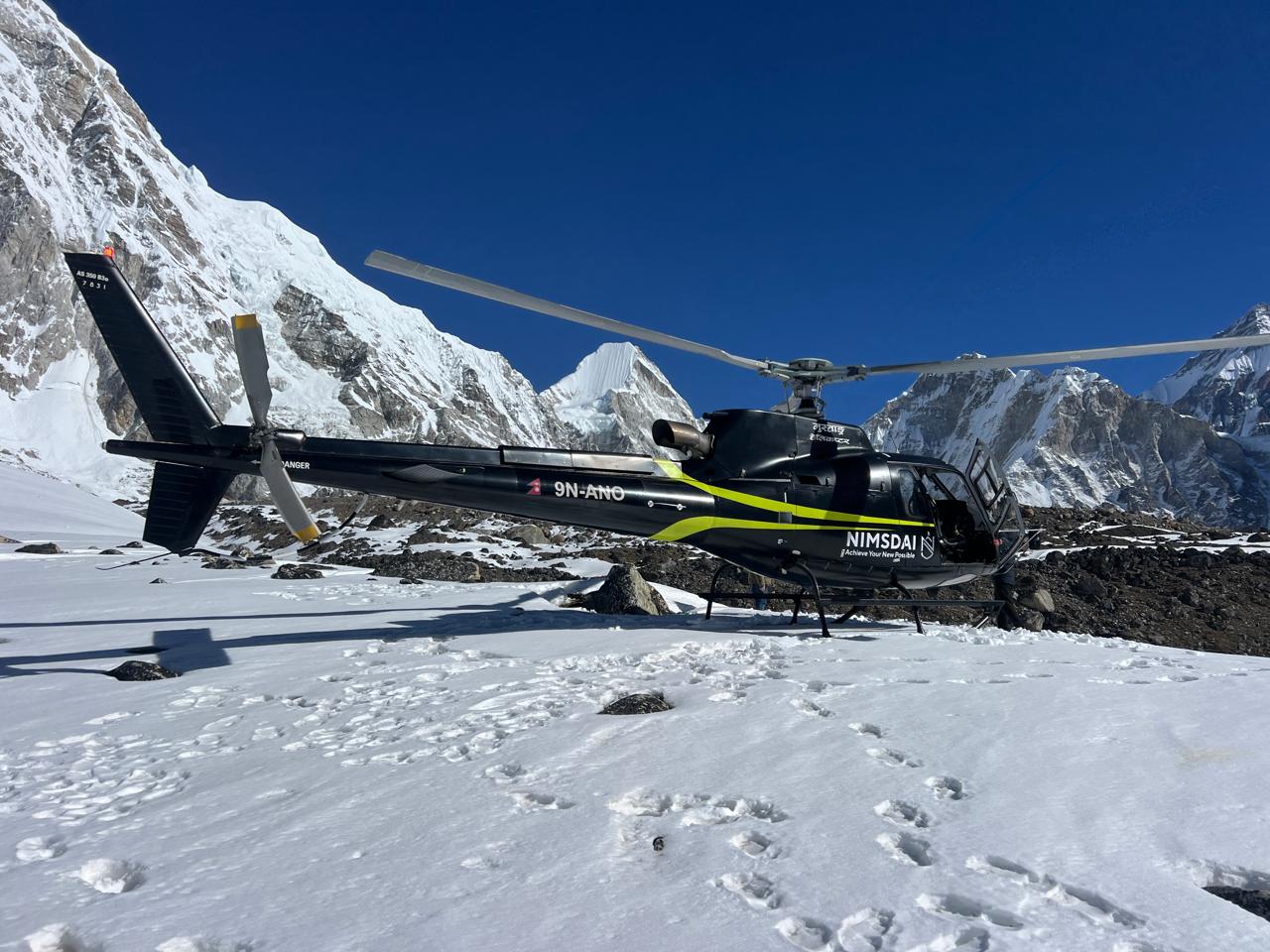 Lobuche to Kathmandu Helicopter – Everest Base Camp Return Flight